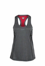 Load image into Gallery viewer, Zoot Sports Women's Run Sunset Singlet Tank, Black Heather/Punch, Large