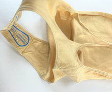 Load image into Gallery viewer, Ladies Thong Bodysuit from American Apparel Cotton Spandex Suit Nude - X-Small