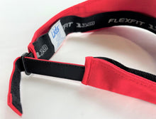 Load image into Gallery viewer, Lids Sun Visor - 110 Mini Pique Adjustable Adult Comfort Flex-Fit Visor Cap Red