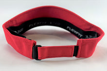 Load image into Gallery viewer, Lids Sun Visor - 110 Mini Pique Adjustable Adult Comfort Flex-Fit Visor Cap Red