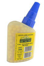 Load image into Gallery viewer, Quick Load System AIRSOFT Flat BOTTLE FEEDER 6mm 0.20g - FULL WITH 500 PELLETS