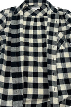 Load image into Gallery viewer, Men's Buffalo Plaid Flannel Shirt American Apparel White Buffalo Check - SM & XL