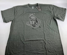 Load image into Gallery viewer, NHL Ottawa Senators Hockey Men's Licensed Screen Print T-Shirt, Gray Big & Tall