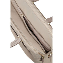 Load image into Gallery viewer, Samsonite Zalia Organized Bailhandle Carry-On Bag, Laptop Travel Purse Beige New