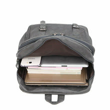 Load image into Gallery viewer, Freeprint Vintage PU Leather Backpack Casual Shoulder Bag for Men, Grey - New