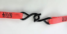 Load image into Gallery viewer, 40 Ratchet Straps - 1"x15' Rubber Coated S Hook Ratcheting Handle Quick Release