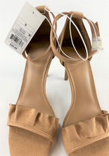 Load image into Gallery viewer, Women's Sandi Ruffle Heel Sandal Pumps - A New Day™ Taupe 9.5