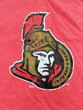 Load image into Gallery viewer, NHL Ottawa Senators Women's Short Sleeve Heather V-Neck T-Shirt, Red, 1XL, New