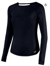 Load image into Gallery viewer, asics Running Women's Top Fuzex Long Sleeve Moisture Wicking, Black, Large