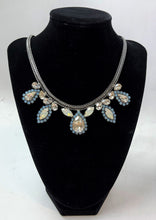Load image into Gallery viewer, Tova Gunmetal Snowflake Necklace, Cubic Zirconia Diamonique Simulated Diamonds