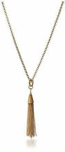 Load image into Gallery viewer, Cristina V. Gold-Tone Balinese Tassel Necklace