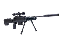Load image into Gallery viewer, Black Ops Sniper Air Rifle .177 Break Barrel 4x32 Scope Adjustable Bipod - Barra