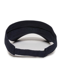 Load image into Gallery viewer, Navy Sun Visor Comfort Fit Adjustable Visor Cap Open Hat Unisex Adult