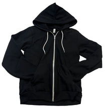 Load image into Gallery viewer, Classic Black Hoodie American Apparel Women's Fleece Lined Hooded Sweatshirt - S