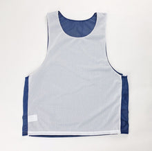 Load image into Gallery viewer, New Balance Reversible Mesh Basketball Practice Jersey Navy/White Youth Large/XL