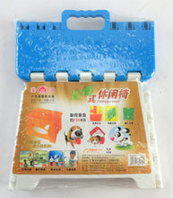 Load image into Gallery viewer, Foldable Kids Stool, Step Stool, Portable Toddler Stool, Travel Stool, Blue, New
