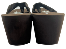 Load image into Gallery viewer, Gypsy Soule - 3" Heel Platform Thong Sandals Wedge Comfort Soles - Chocolate BROWN