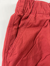 Load image into Gallery viewer, Women's Bermuda Shorts Dual Pockets Loose Comfort Fit Elastic Waist 28" Rust Red