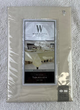 Load image into Gallery viewer, Wamsutta Melrose Tablecloth, Easy Care, Classic Style, Vanilla, Variety of Sizes