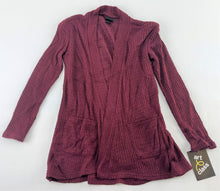Load image into Gallery viewer, Girls' Art Class™ Long Open Burgundy Cardigan with Pockets, Open Sweater - New