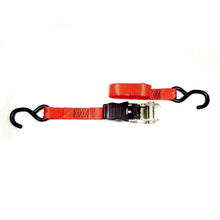 Load image into Gallery viewer, 40 Ratchet Straps - 1"x15' Rubber Coated S Hook Ratcheting Handle Quick Release