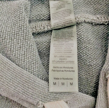 Load image into Gallery viewer, Short Sleeve Hoodie American Apparel Men's French Terry Faded Green Pullover - M