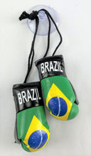 Load image into Gallery viewer, Lot of 100 Mini Boxing Gloves Wholesale BRAZIL National Pride MMA Boxing Gloves