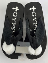 Load image into Gallery viewer, 24 Pack Case Lot for Resale Gypsy Soule Sandals 3" Platform Heel Flip Flops - BLACK