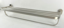 Load image into Gallery viewer, Angle Simple GB8302 Towel Bar Shelf, Bathroom Towel Hanger Shelf, Brushed Steel