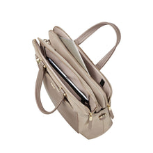 Load image into Gallery viewer, Samsonite Zalia Organized Bailhandle Carry-On Bag, Laptop Travel Purse Beige New