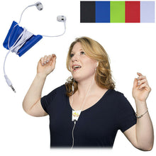 Load image into Gallery viewer, 100 Pack -Earbud Holder, Prevents Tangles, for Resale or Promotional Use - Blue