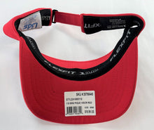 Load image into Gallery viewer, Lids Sun Visor - 110 Mini Pique Adjustable Adult Comfort Flex-Fit Visor Cap Red