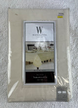 Load image into Gallery viewer, Wamsutta Melrose Tablecloth, Easy Care, Classic Style, Vanilla, Variety of Sizes