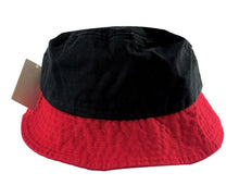 Load image into Gallery viewer, Lids Bucket Hat Two Tone Catcher's Bucket Hat Unisex Adult Red/Black One Size