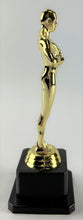 Load image into Gallery viewer, Gold Award Statue Trophy Blank Multipurpose Multi-Use Award for Contests/Sports