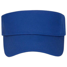Load image into Gallery viewer, Sun Visor Comfort Fit Adjustable Visor Cap Open Hat Unisex Adult Royal Blue New