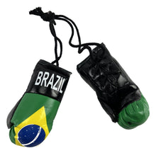 Load image into Gallery viewer, Lot of 100 Mini Boxing Gloves Wholesale BRAZIL National Pride MMA Boxing Gloves