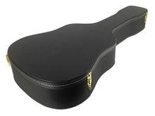 Load image into Gallery viewer, Hardshell Guitar Case for 6 or 12 Strings Acoustic Classical Dreadnought Black Heavy Duty Plush Lining
