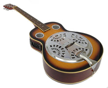 Load image into Gallery viewer, Acoustic/Electric Resonator Guitar with Steel Pan - Sepele Spruce Wood
