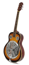 Load image into Gallery viewer, Acoustic/Electric Resonator Guitar with Steel Pan - Sepele Spruce Wood