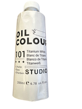 Load image into Gallery viewer, Artist Quality Oil Paint, Color: 101 Titanium White, Size: 200 ml Tube