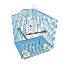 Load image into Gallery viewer, Bird Cage 14" Hanging Wire Bird House BLUE