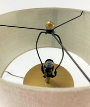 Load image into Gallery viewer, My Swanky Home Industrial Modern Bronzed Gold Metal Table Lamp & Shade