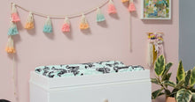 Load image into Gallery viewer, Oh joy! Baby Changing Pad Cover Gender Neutral Super Soft Boho Zebra Mint Green