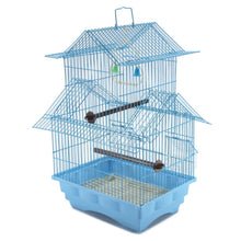 Load image into Gallery viewer, Bird Cage 18" Hanging Wire Bird House BLUE