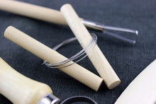 Load image into Gallery viewer, Clay Pottery Tool Kit 8 Piece Set for Ceramics, Wax Carving, Sculpting, Molding