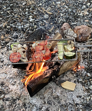 Load image into Gallery viewer, Campfire Griller Toaster Make S'Mores, Grill Veggies, Sandwiches Cook on Fire