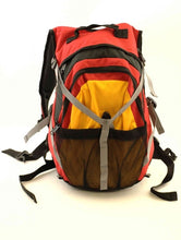 Load image into Gallery viewer, Outdoor Camping and Hiking Backpack - Orange, Black, and Red