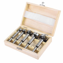 Load image into Gallery viewer, 5 Piece Drill Bit Set FORSTNER BITS 15-35mm Heavy Duty Circular Carbide Edges
