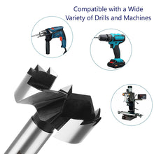 Load image into Gallery viewer, 5 Piece Drill Bit Set FORSTNER BITS 15-35mm Heavy Duty Circular Carbide Edges